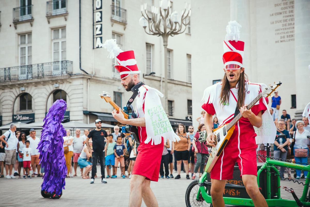 Tijdens het festival verandert Nantes in een bruisende kunststad vol evenementen. (foto Chama Chereau/LVAN)