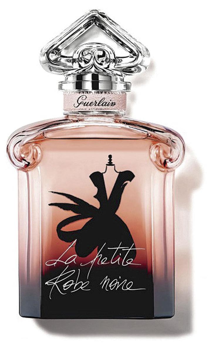 La Petite Robe Noire van Guerlain, nu tijdelijk te krijgen als Eau de Parfum Nectar, met honing en amandel. 69 euro voor 30 ml, beperkte editie, in de parfumerie en op guerlain.com