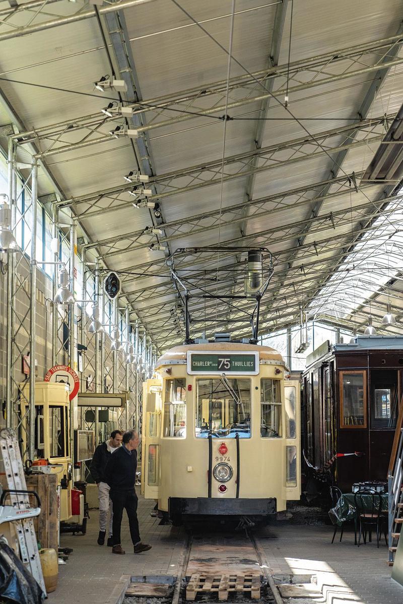 Het Museum van de Buurtspoorwegen telt een dertigtal vintage tramstellen.