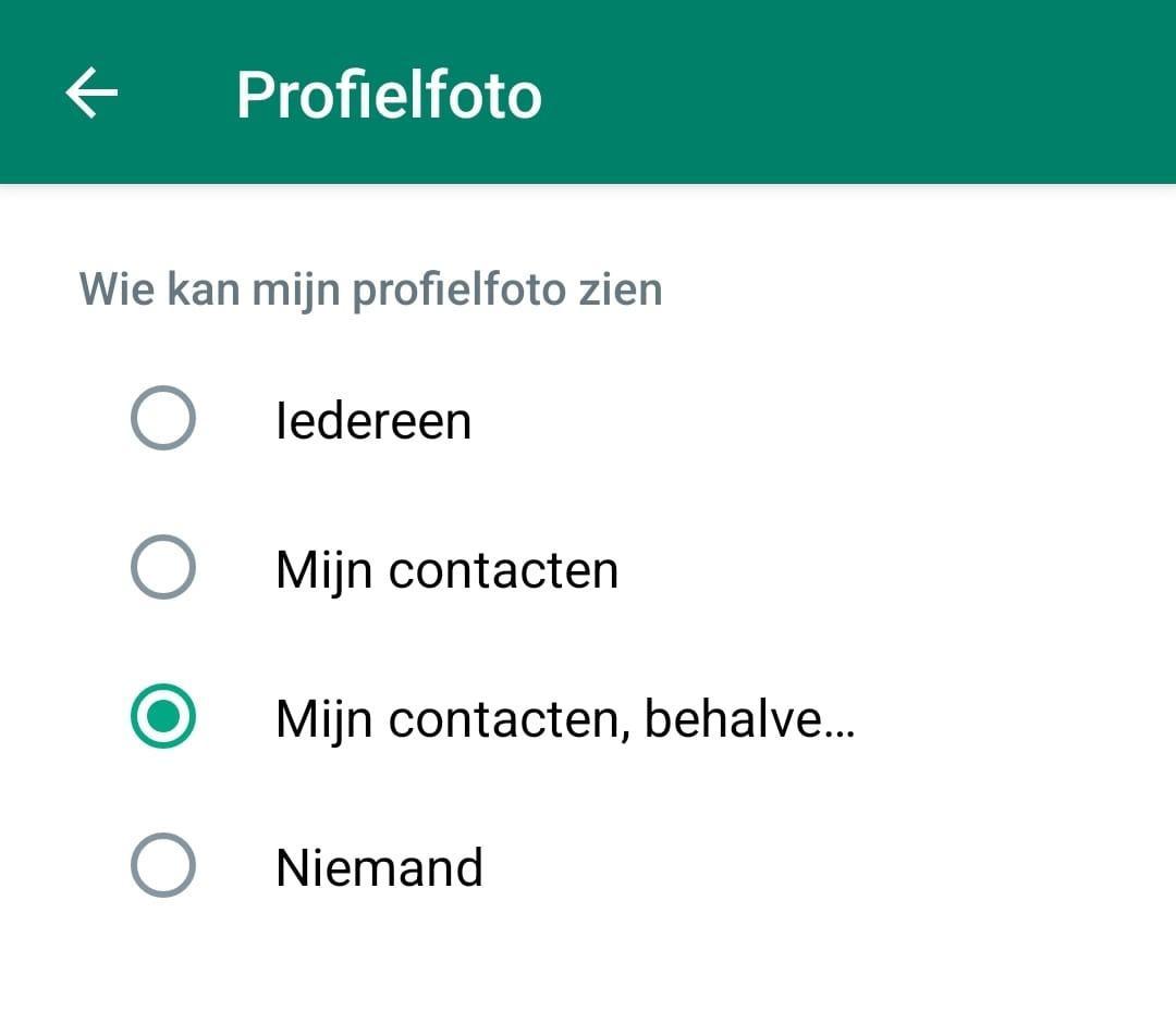 WhatsApp: zo bepaal je wat je contacten mogen zien