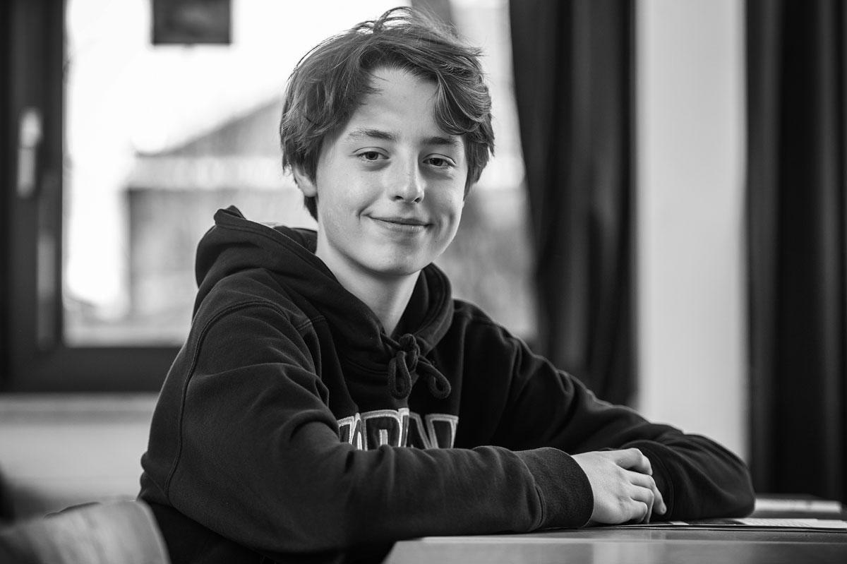 Lysander (15 ans), 4e latin/maths