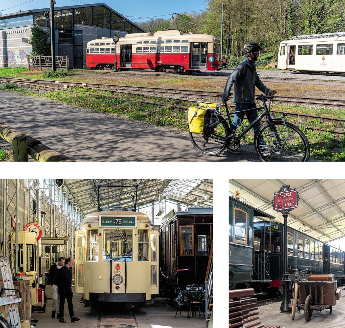 Le Musée du tramway vicinal possède une trentaine de motrices et wagons de tram, parfaitement restaurés.