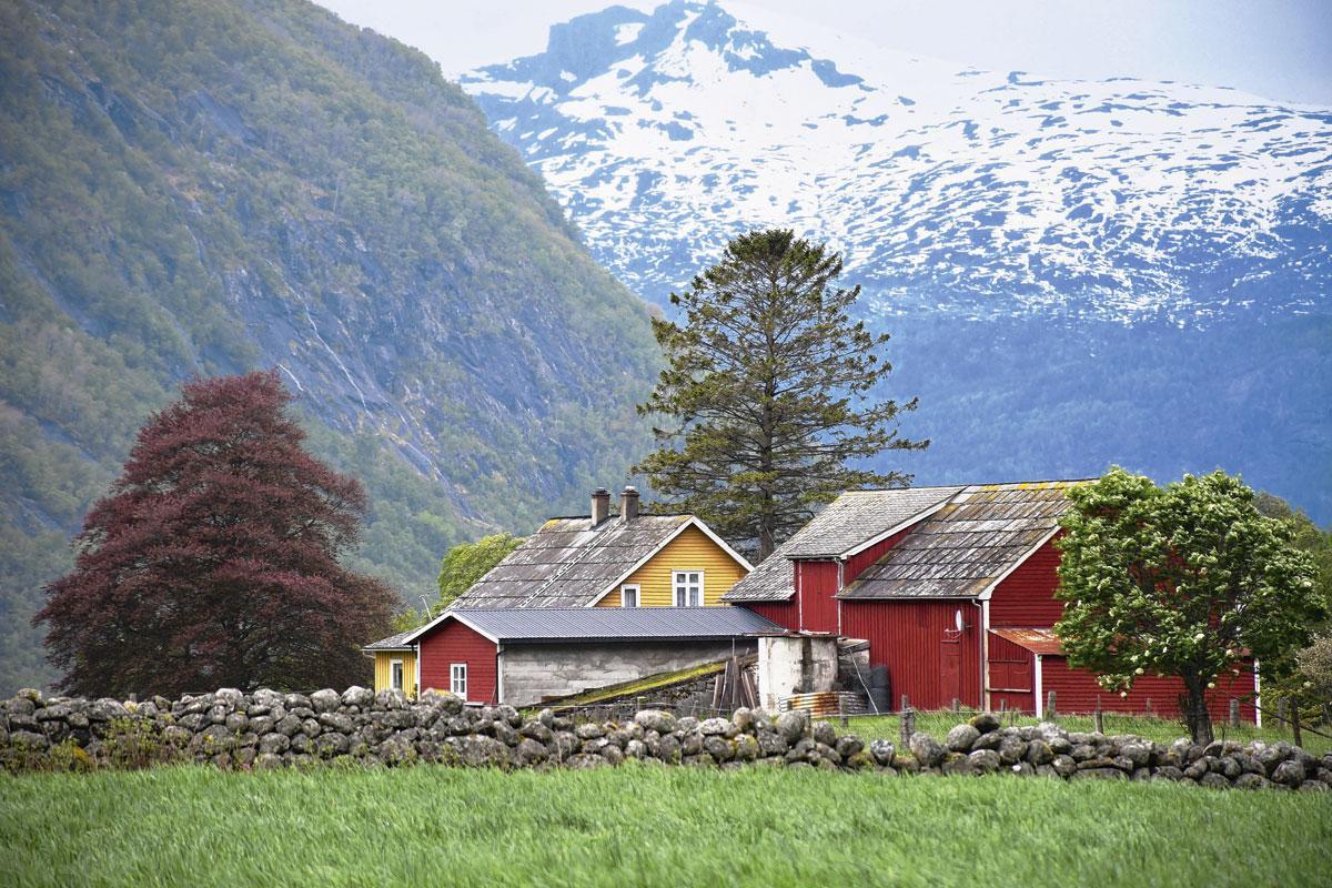 Eidfjord, een dorp van 600 zielen.