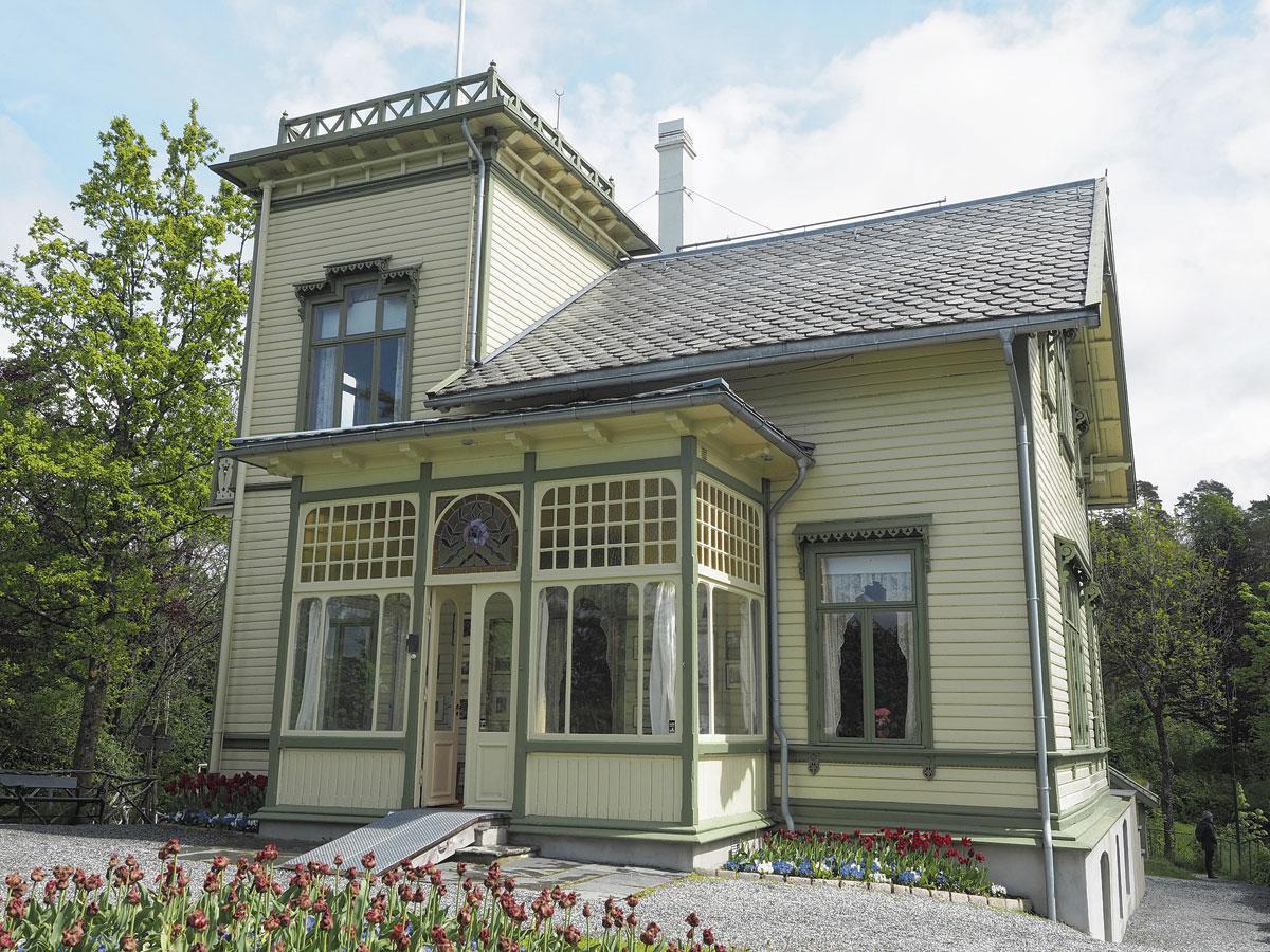 Het zomerhuis van Edvard Grieg.