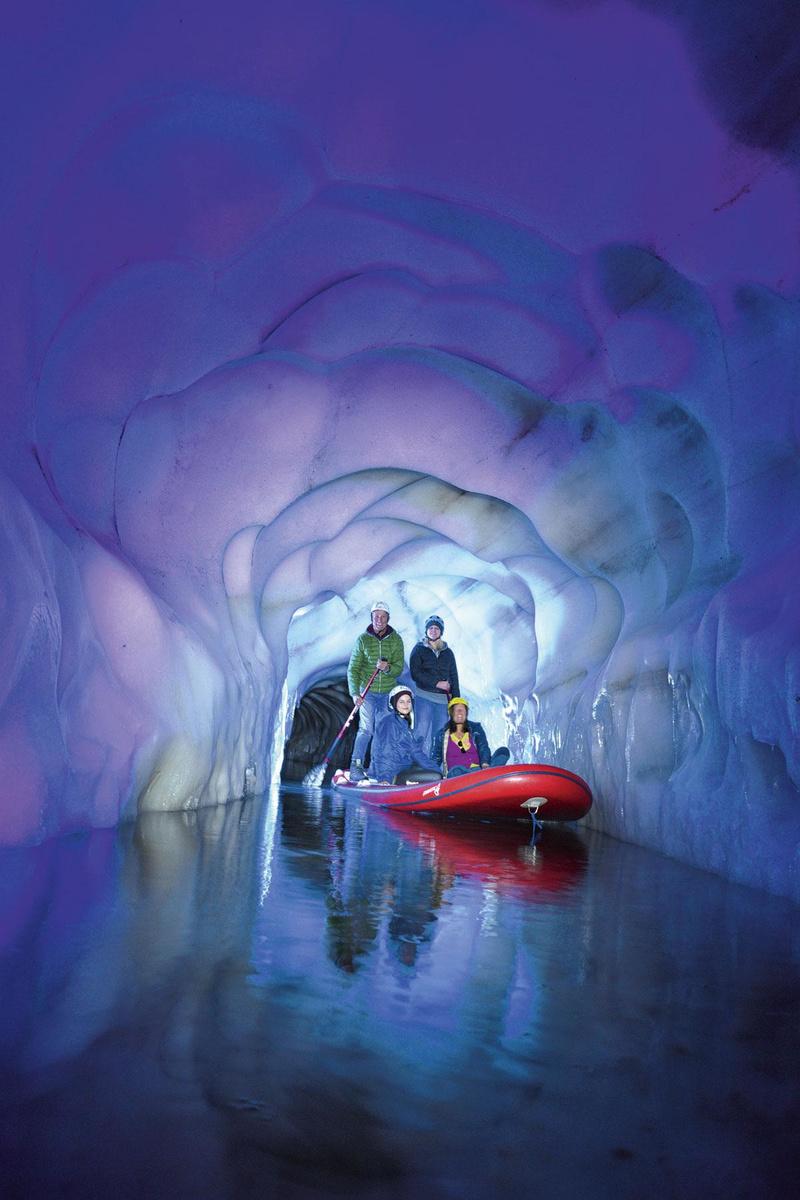 Les galeries de glace du Natur Eis Palast.