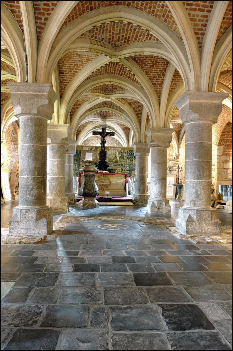 la crypte de Saint-Hermès, à Renaix.