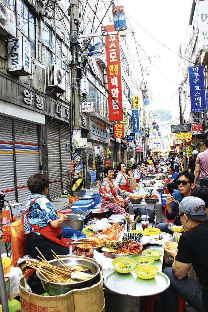2. Le foodmarket de Busan.