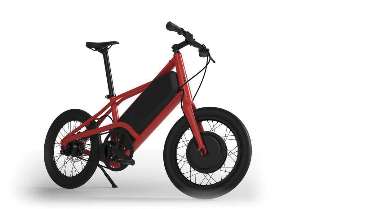 L'e-bike Ellio, une autre marque belge, se distingue par sa compacité.