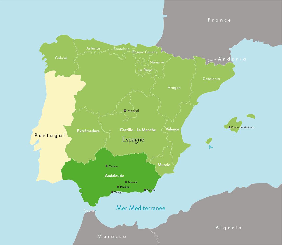 La vraie Andalousie se cache dans l'arrière-pays 