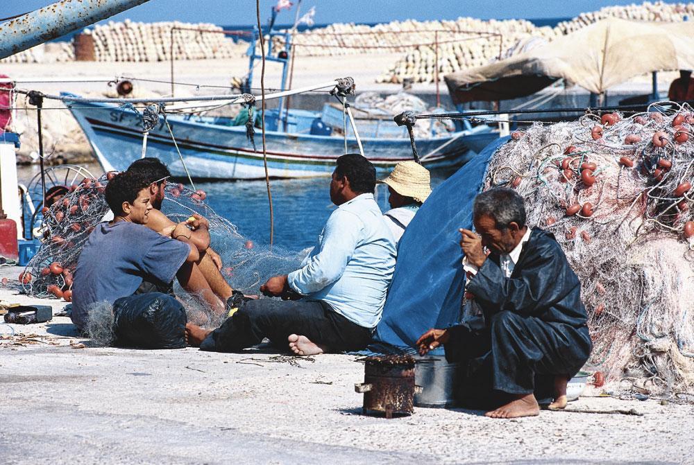 De vissers van Kerkennah houden er eeuwenoude vistechnieken op na.