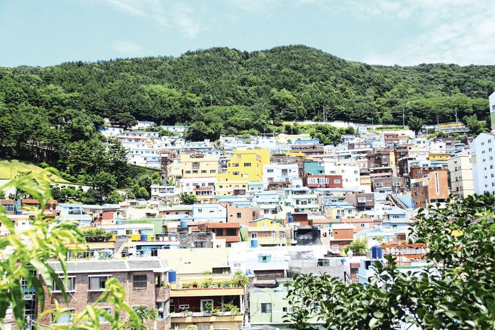 De pastelkleurige huisjes van Gamcheon.