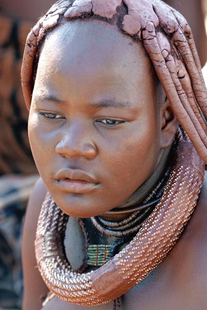 Een Himbavrouw.