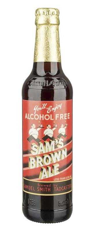 BRUIN BIER. SAM'S BROWN ALE ALCOHOL FREE