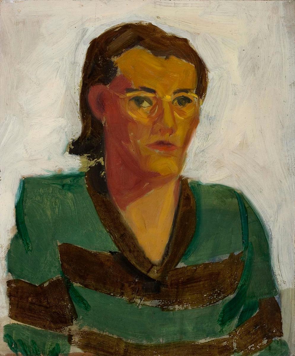 Roger Raveel, Portret van Zulma, 1948-1949, Collectie Vlaamse Gemeenschap/Roger Raveel Museum