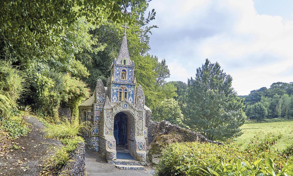 Little Chapel, wellicht het kleinste kerkje ter wereld.