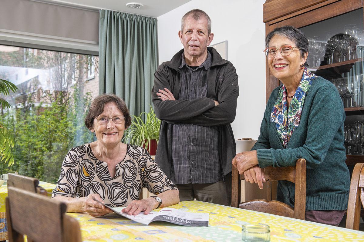 Fred, Marleen en Lieve wonen met 15 samen in een Abbeyfieldhuis