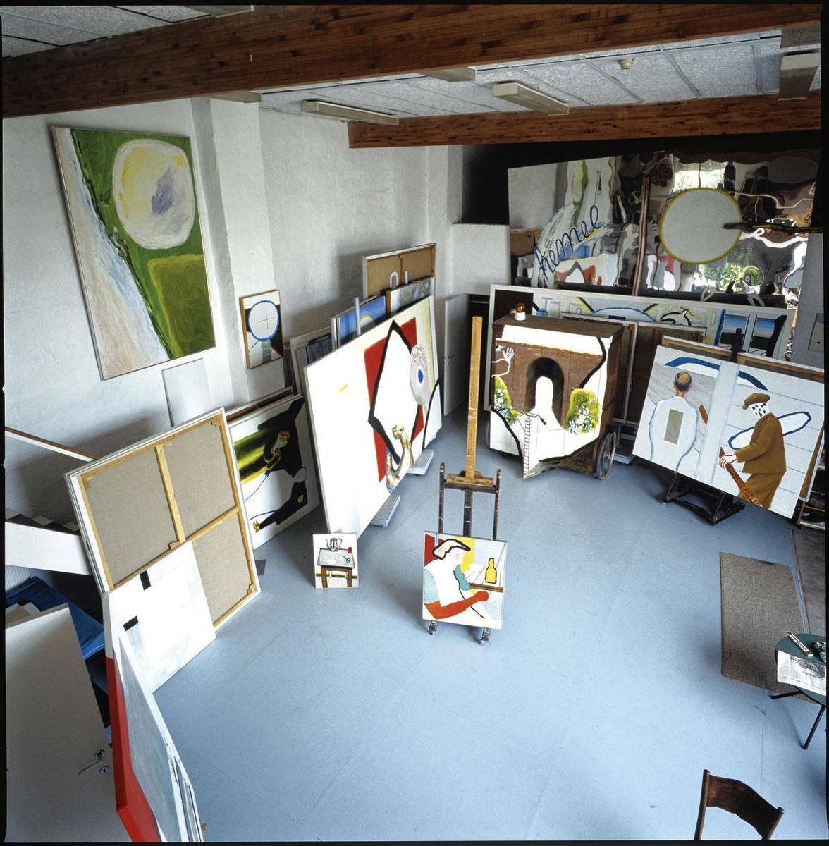 Het atelier van Roger Raveel
