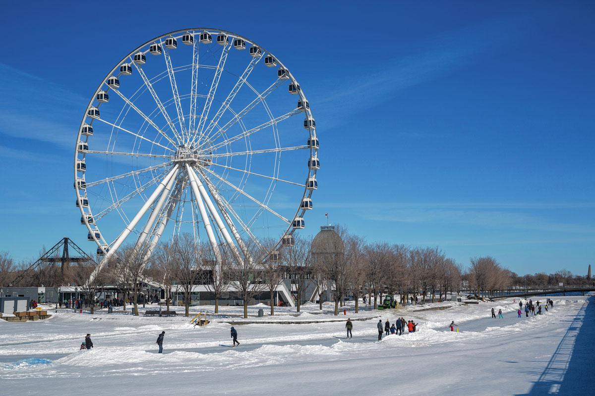 Ferris Wheel in de winter