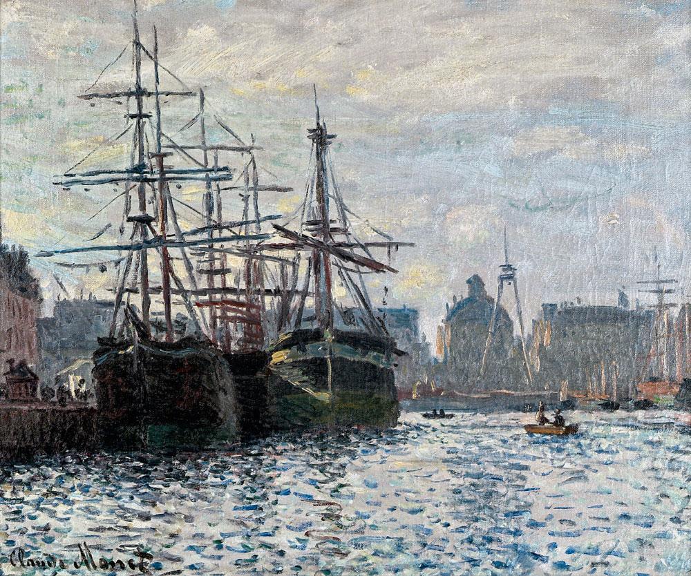 Le bassin du commerce, Le Havre, Claude Monet.