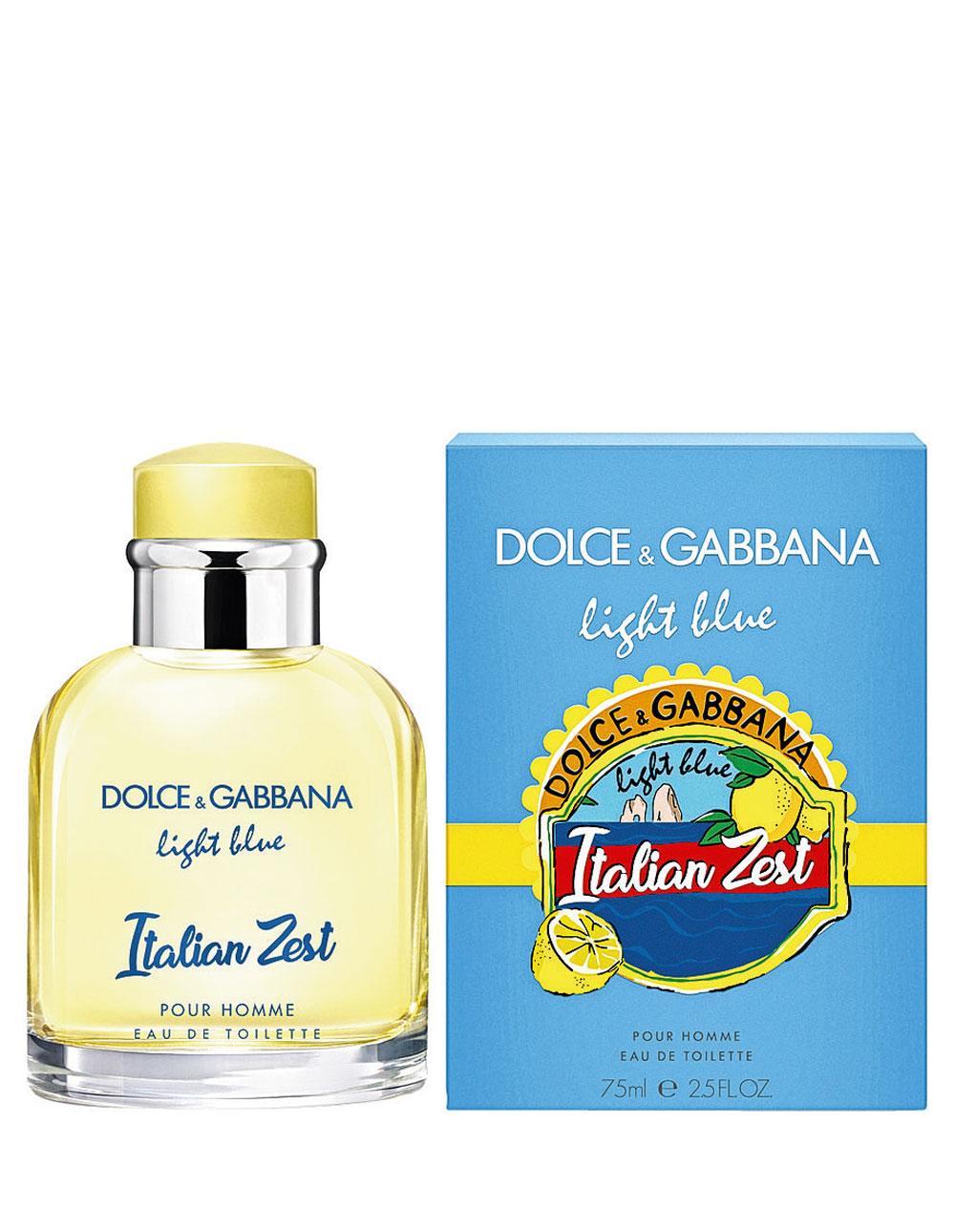 3. Eau de toilette Light Blue, Summer Edition Italian Zest, Dolce & Gabbana Homme, 107 euro, 125 ml.
