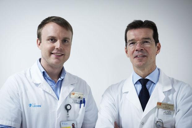 Dr. Wouter Froyman (links) en prof. dr. Dirk Timmerman (rechts)