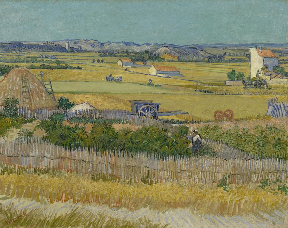 De oogst, Vincent van Gogh, juni 1888