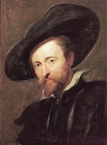 A plusieurs reprises, Rubens s'est luimême représenté en peinture. Cet auto-portrait date de 1628.