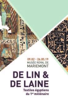 De Lin & de Laine : les textiles égyptiens s'exposent à Mariemont