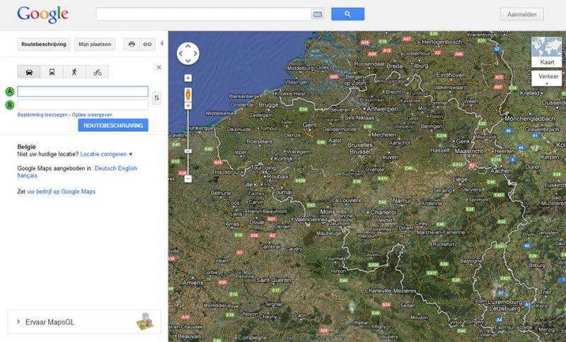 Een fietsroute plannen met Google Maps