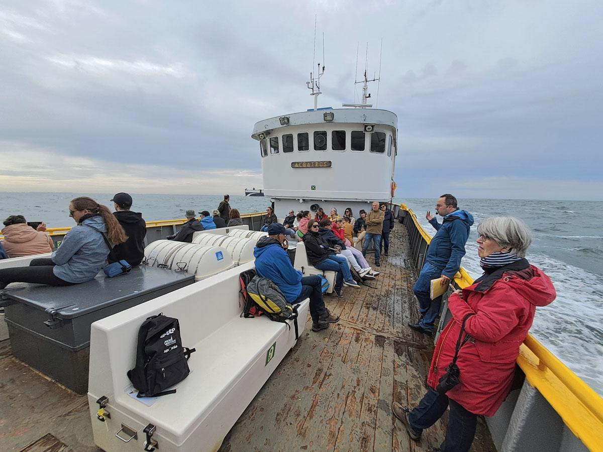 Excursion à bord de l'Albatros.