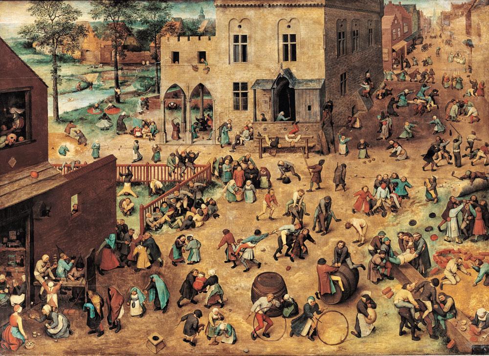 Kinderspelen, Bruegel, 1560