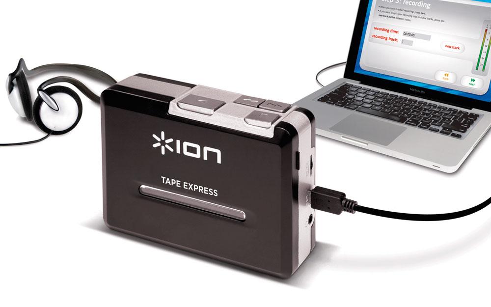 Met de Ion Tape Express kan je analoge audiobestanden digitaliseren.