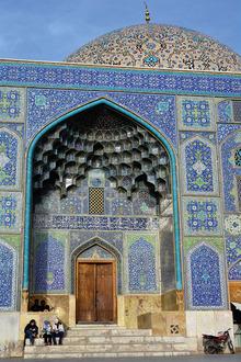 De Lotfollah moskee in Isfahan.