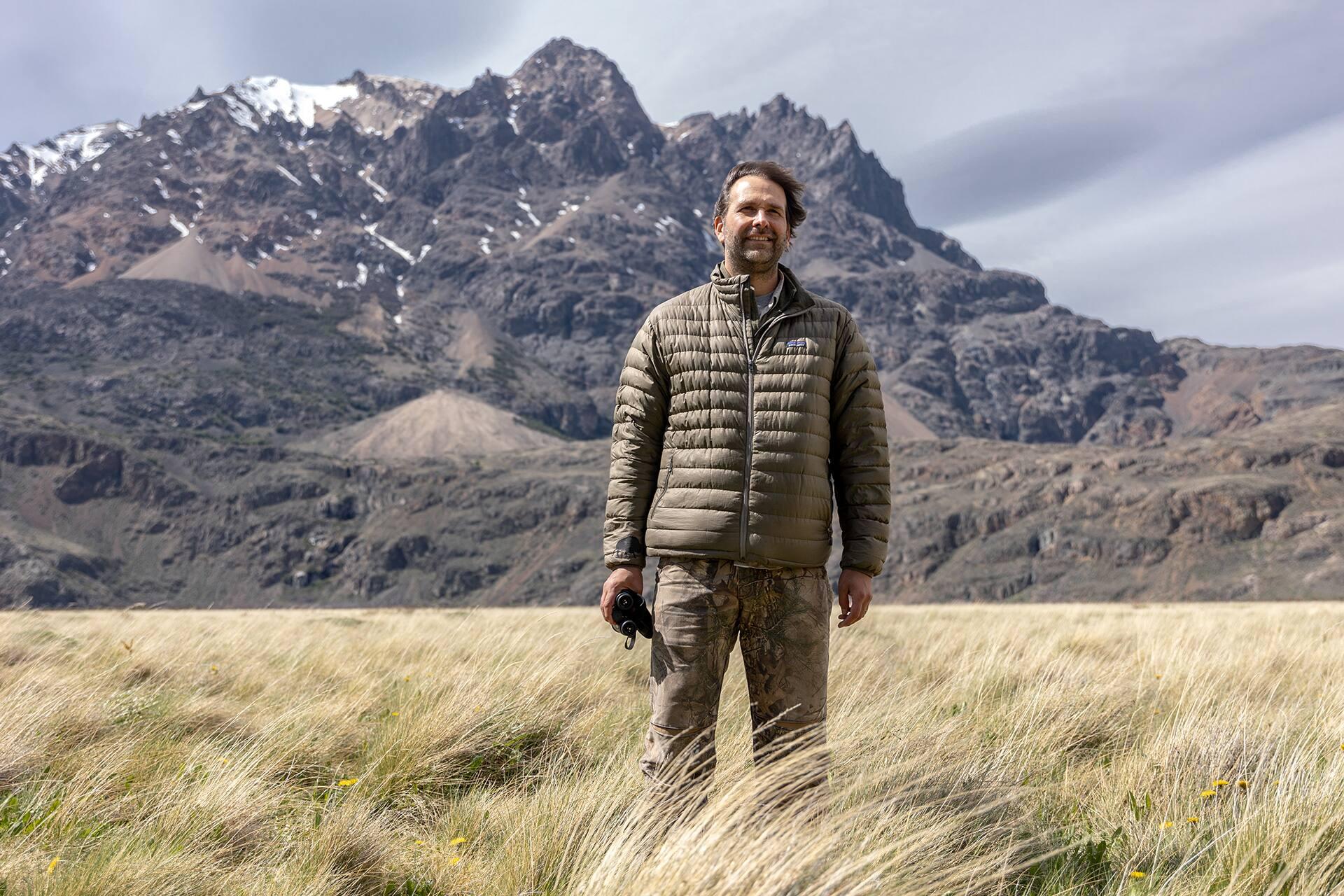 Cristián Saucedo, Wildlife Director bij Rewilding Chile.
© Rolex/Sofía López Mañan