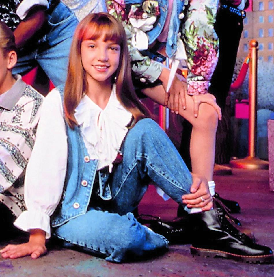 Britney Spears als lid van The Mickey Mouse Club 