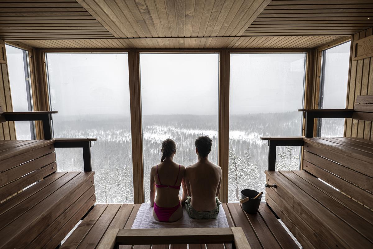 zweeds lapland view lodge sauna