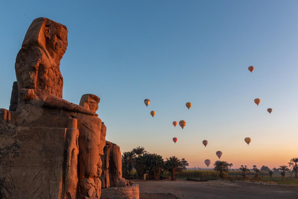 ballonvaren in luxor egypte