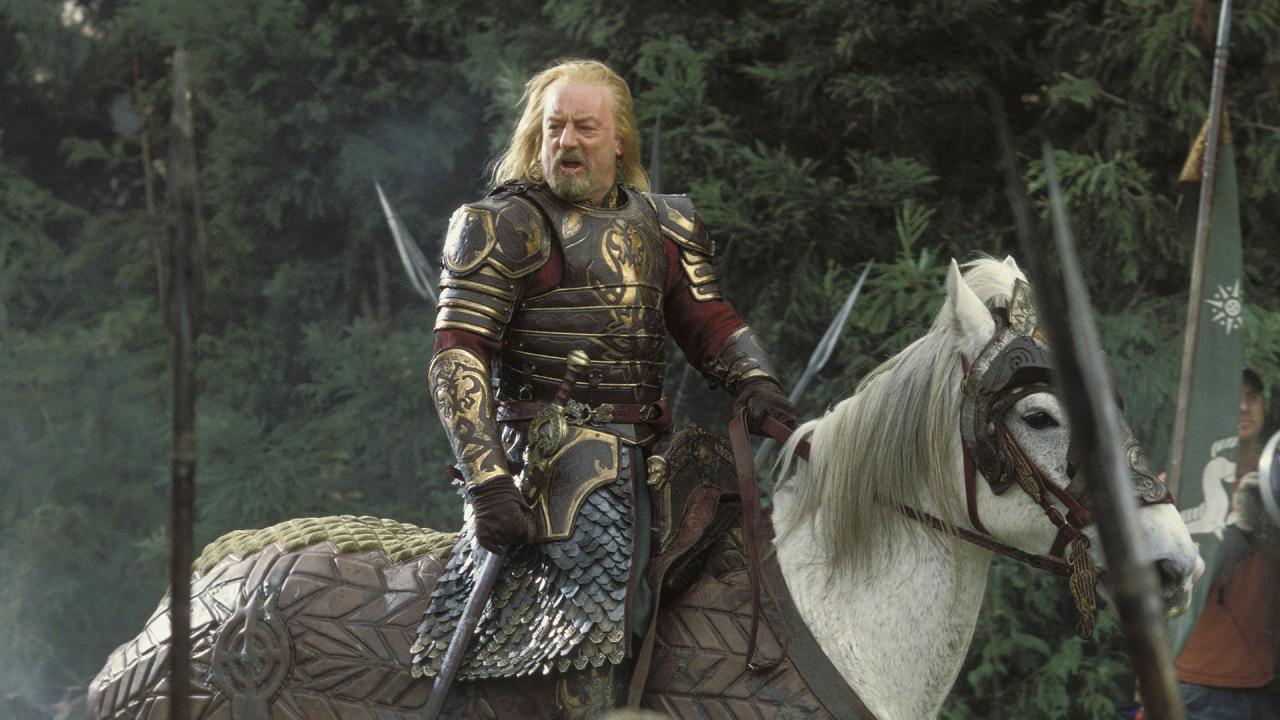 Bernard Hill en Théoden dans "Le Seigneur des anneaux"