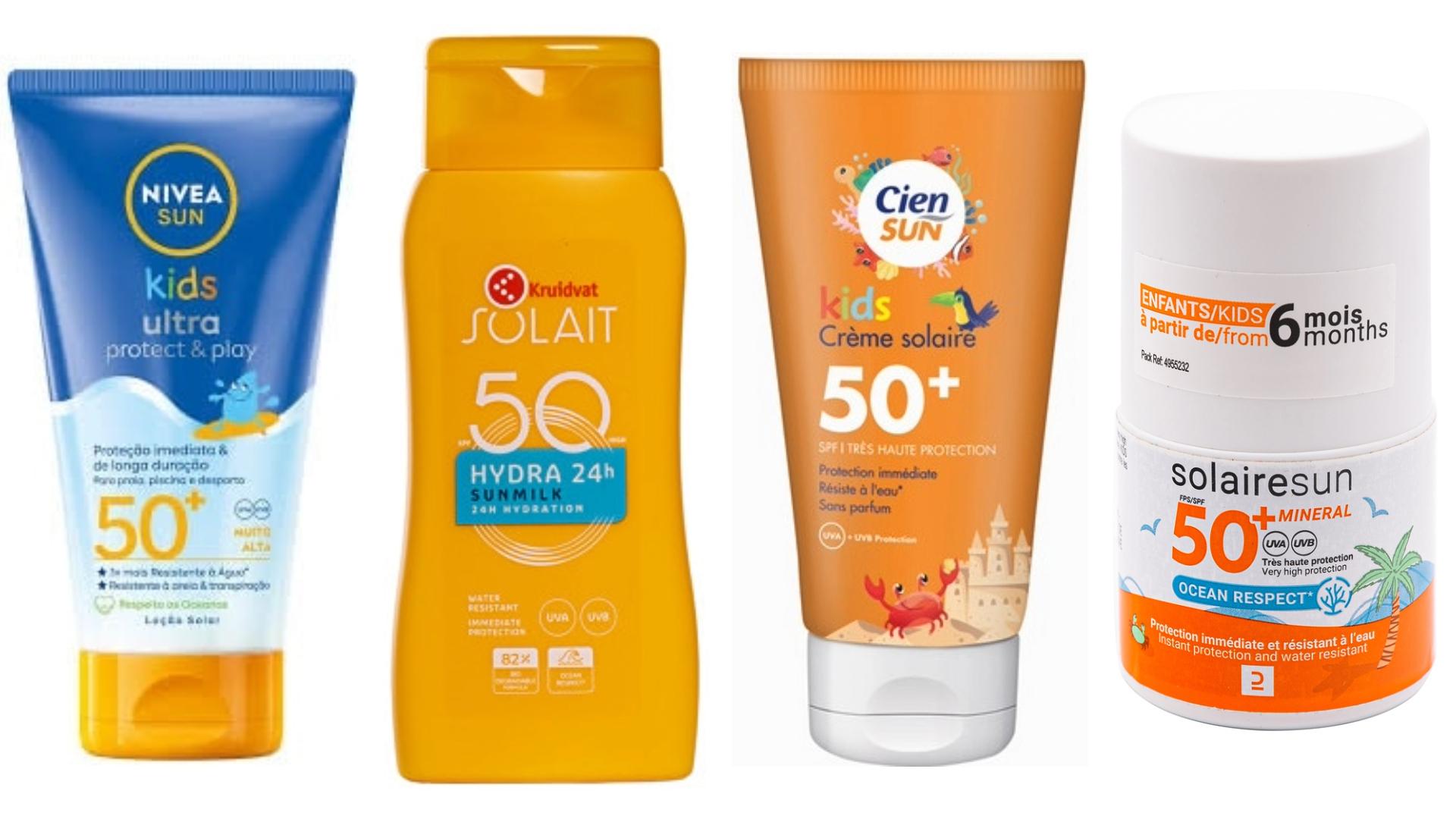 Crèmes solaires SPF50 Testachats