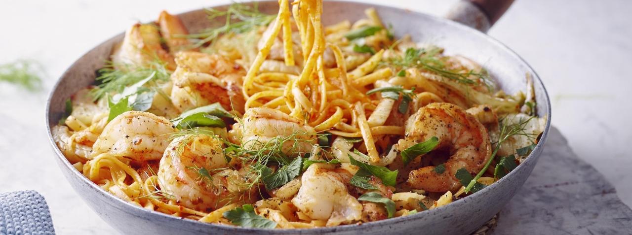 Pasta met scampi: 20 recepten die je al eerder had willen proberen