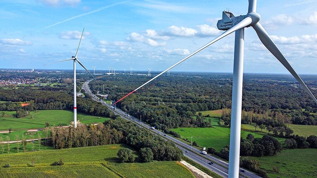 Windturbines in Lille (Fotograaf David Van Roey)