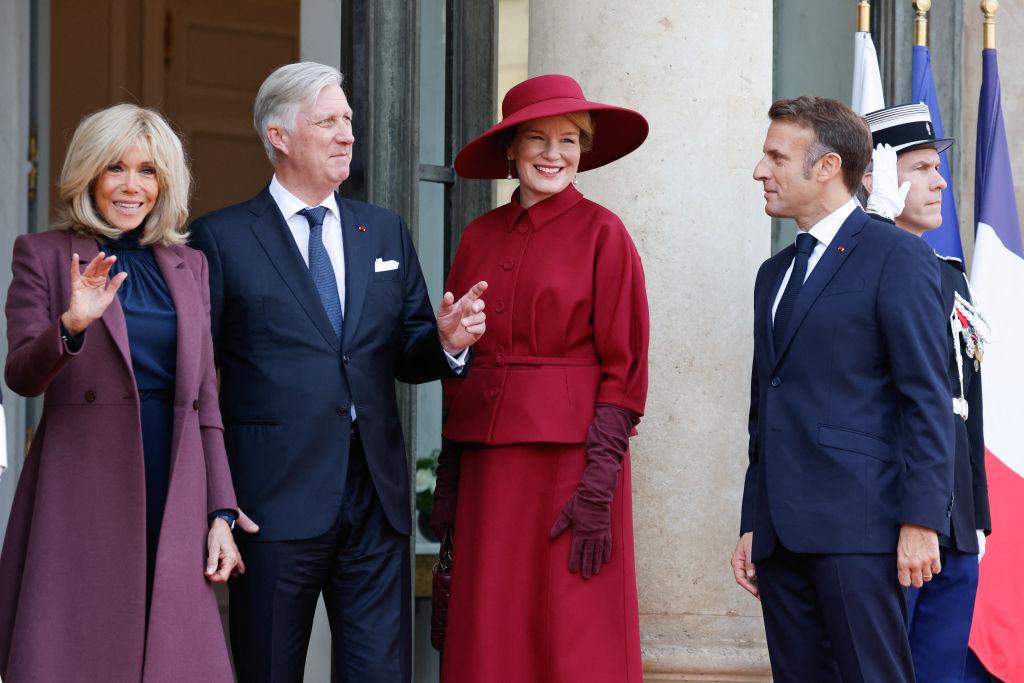 Philippe et Mathilde sont en visite d'Etat en France - Getty Images