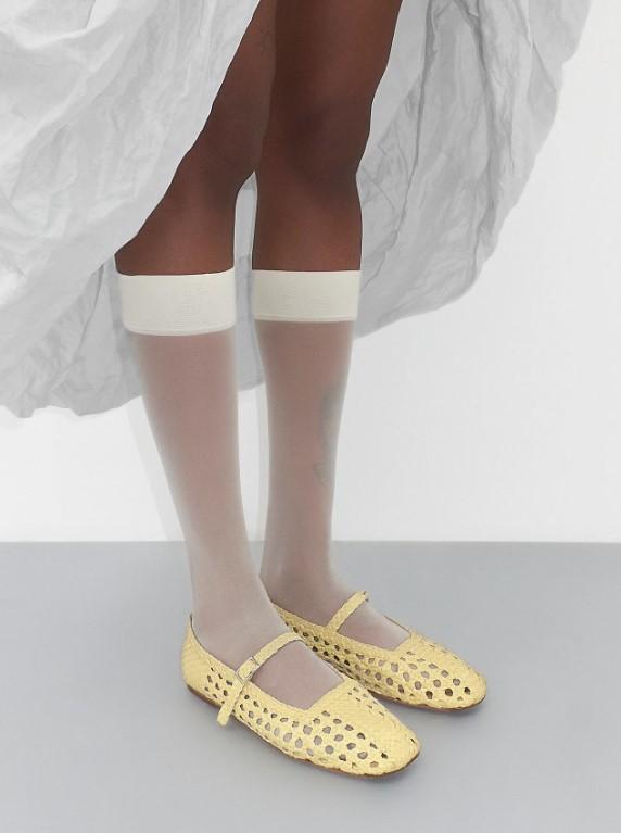 gevlochten ballerina's