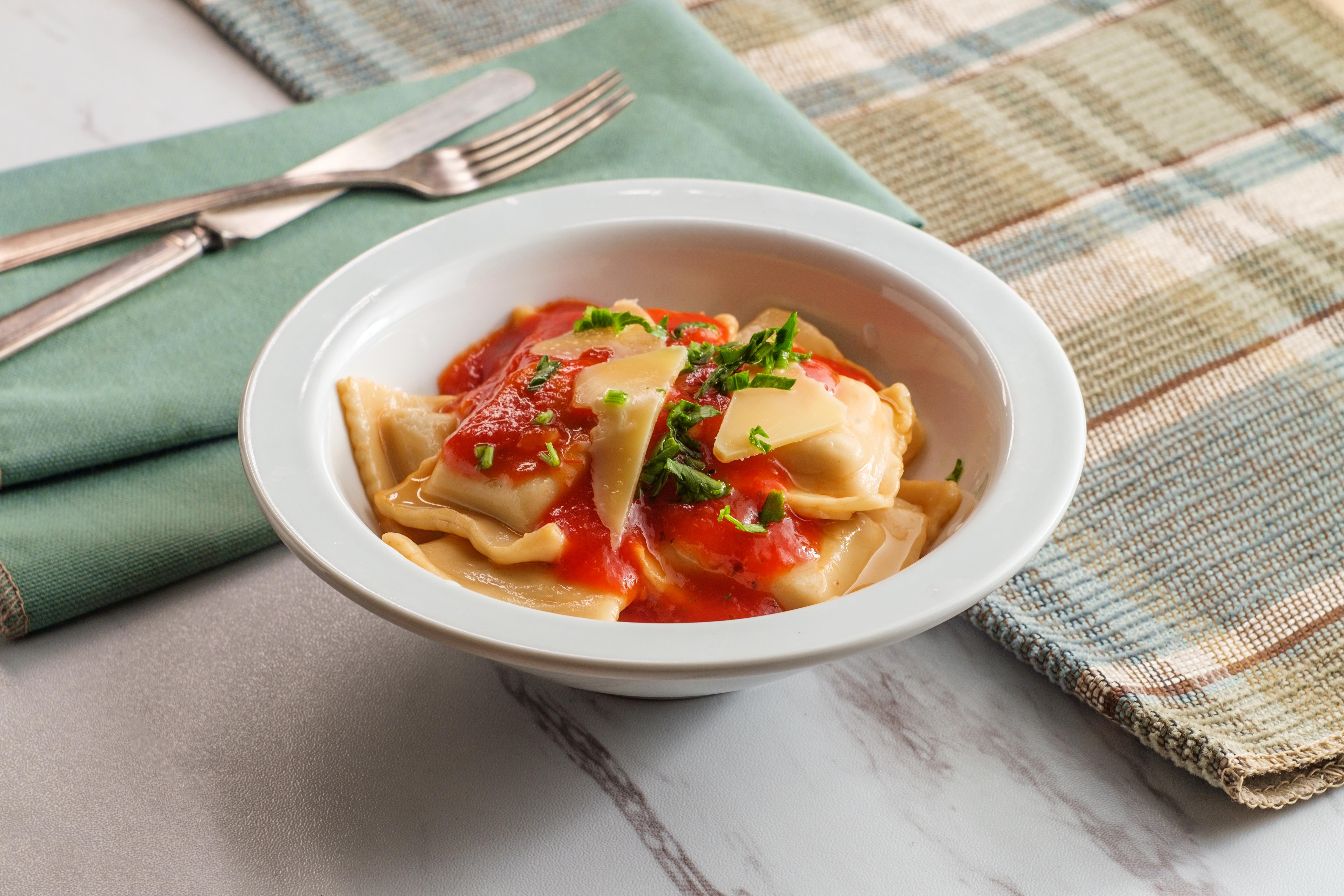 Marinara Tomato Sauce Ravioli