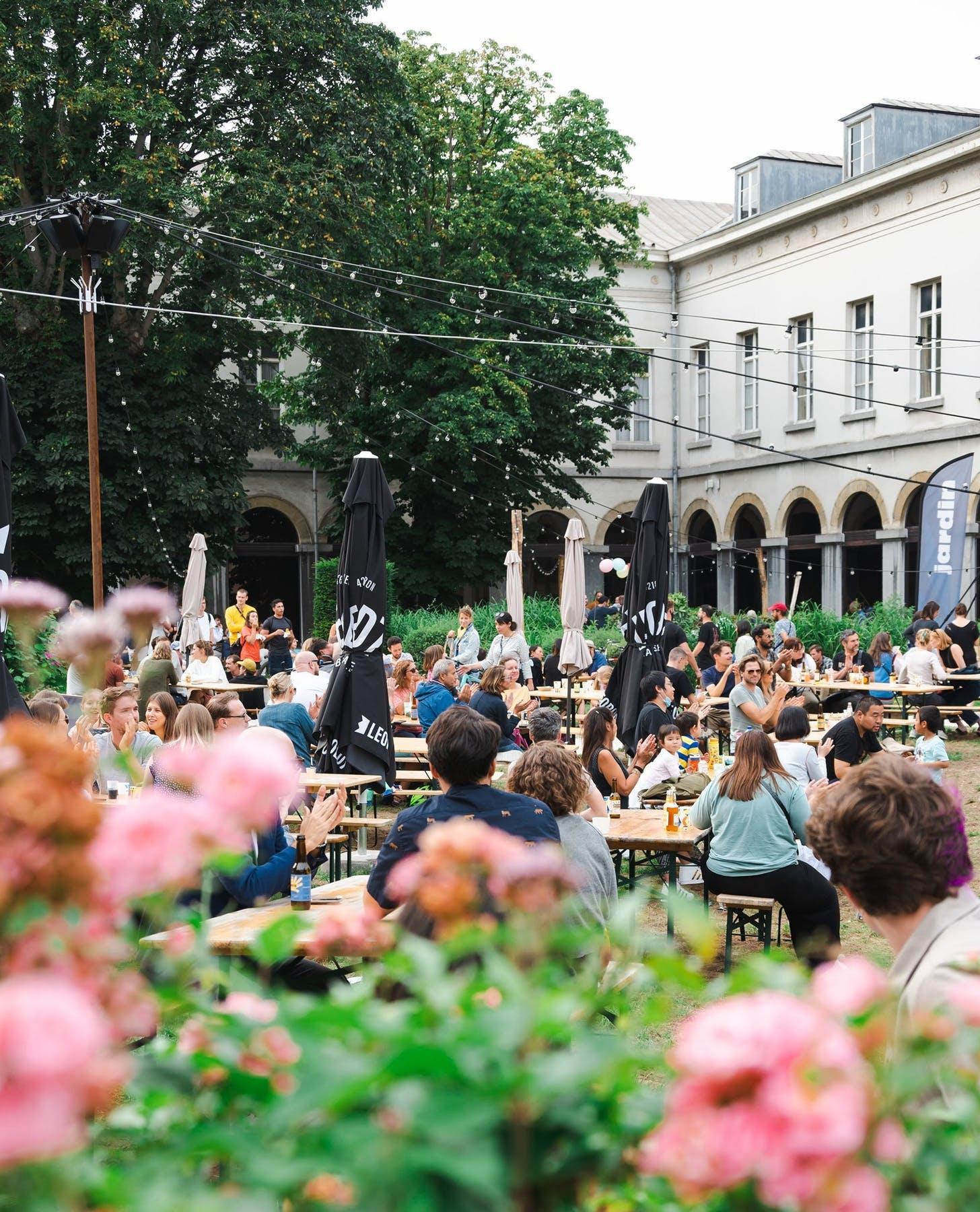 zomerbars in brussel bar jardin hospice