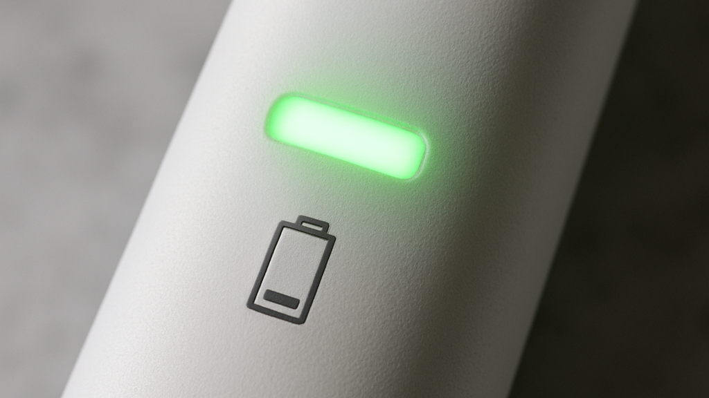 elektrische tandenborstel batterij-indicator