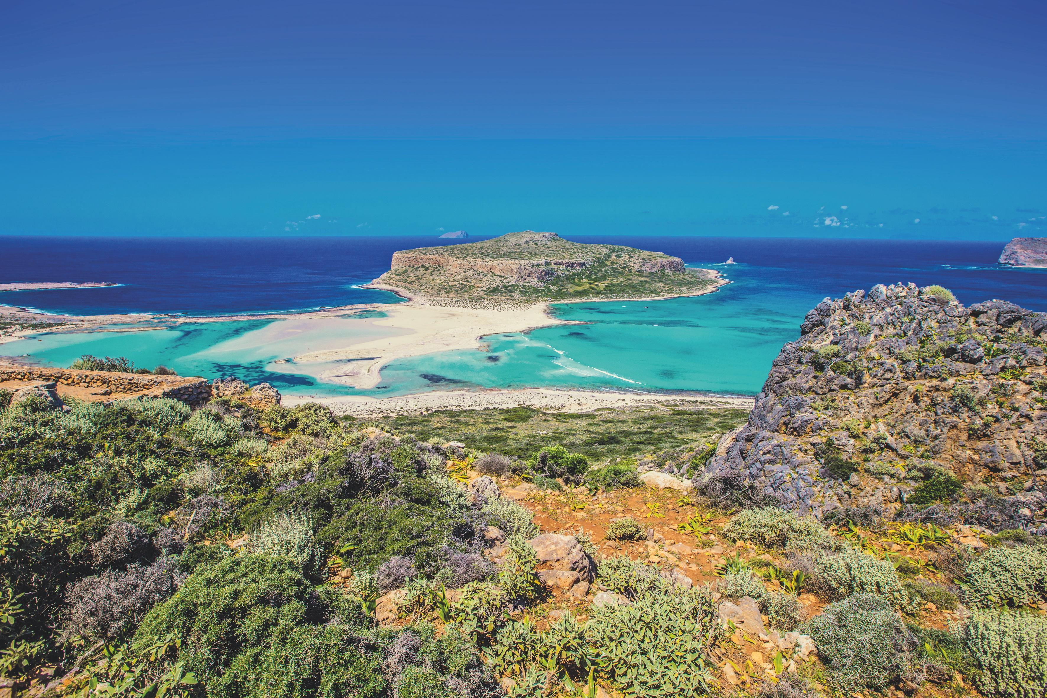 Balos Beach, Kaliviani, Greece. Crete.