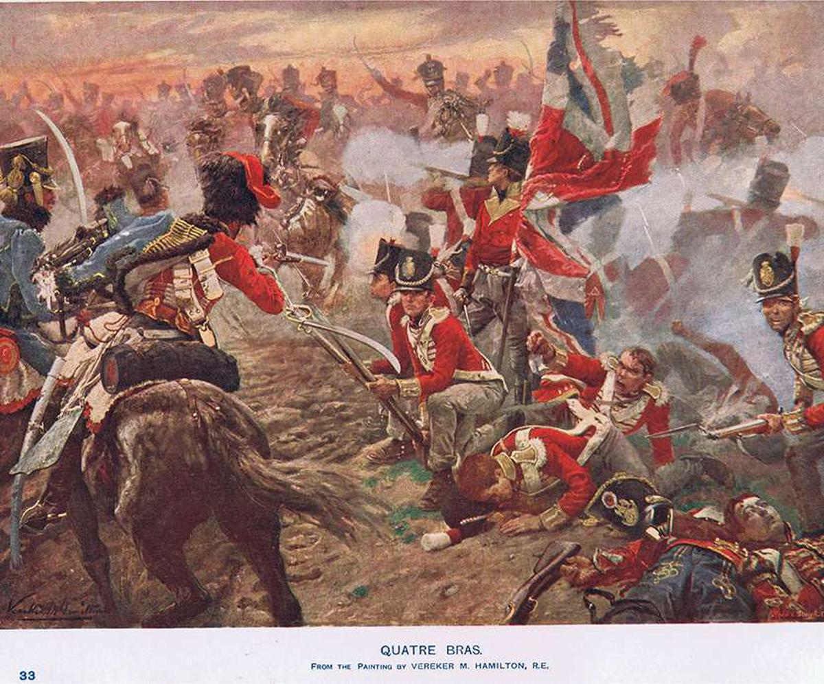 Twee dagen voor Waterloo hadden de Nederlanders al een cruciale rol gespeeld in de slag bij QuatreBras, tegen de troepen van generaal Ney.