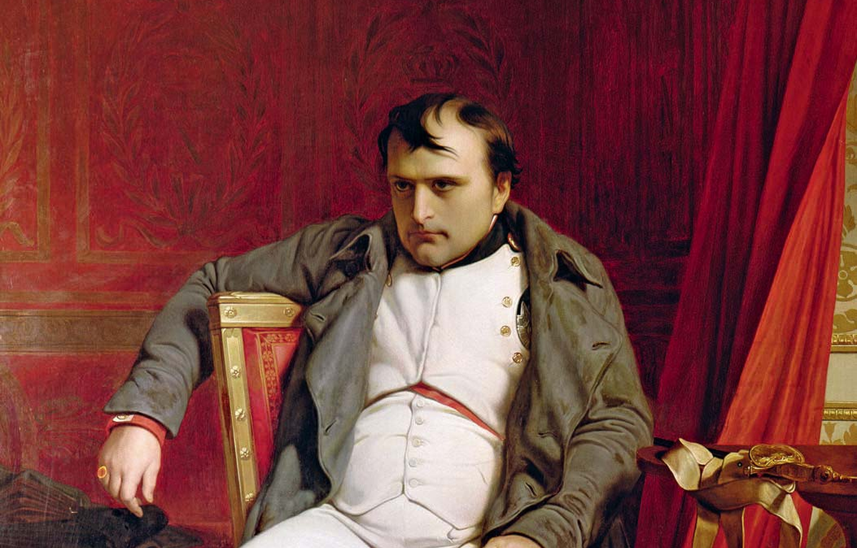 Paul (Hippolyte) Delaroche, Napoleon na zijn abdicatie, 1840. Musée de l’Armée, Paris. © Bridgeman Images