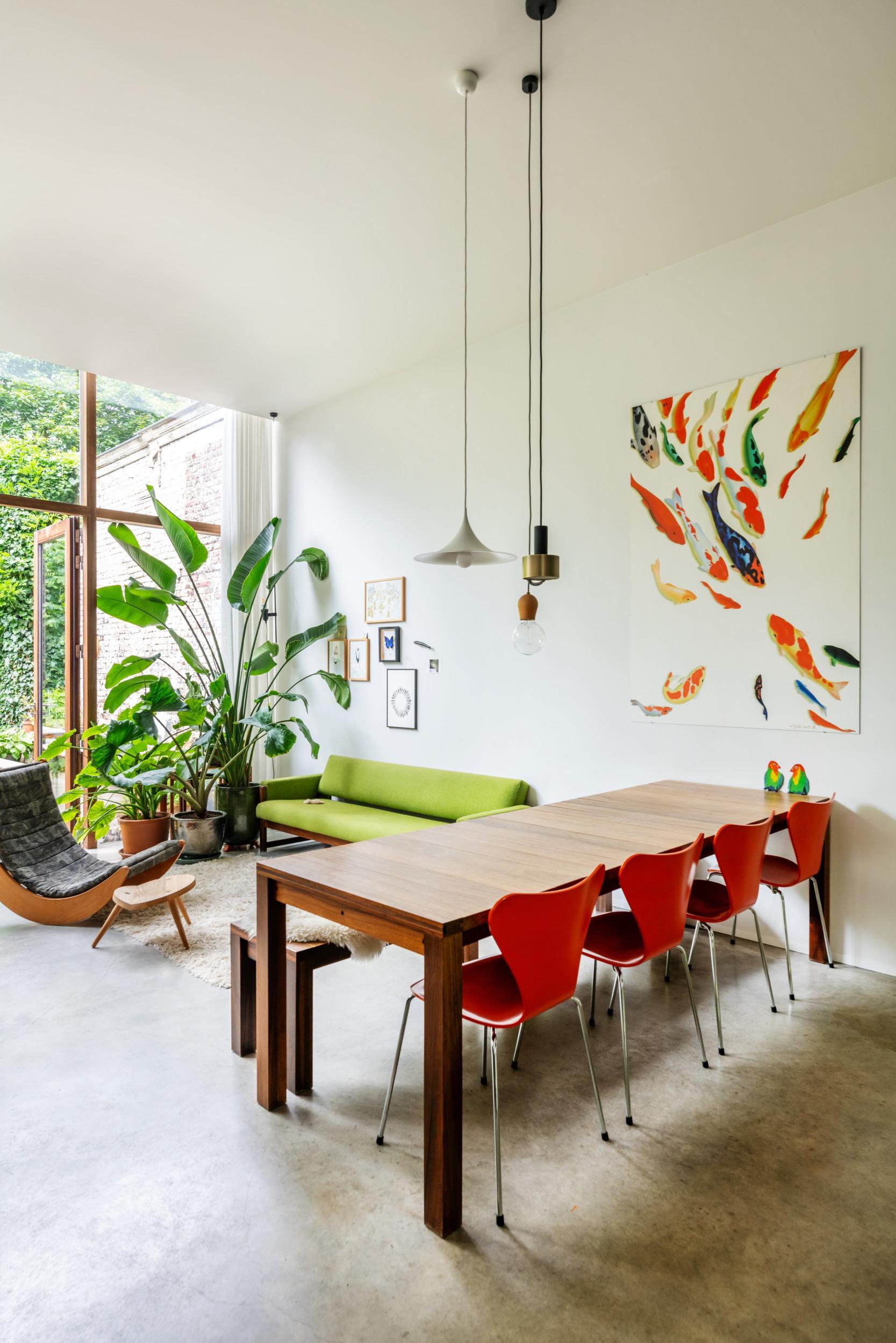 interieur Gent groen